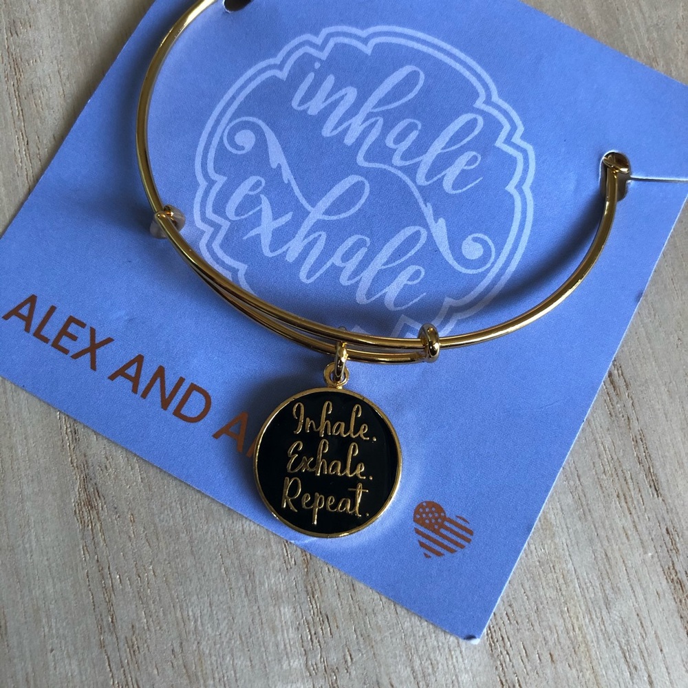 Inhale, Exhale, Repeat Bangle - Picture 3 of 4